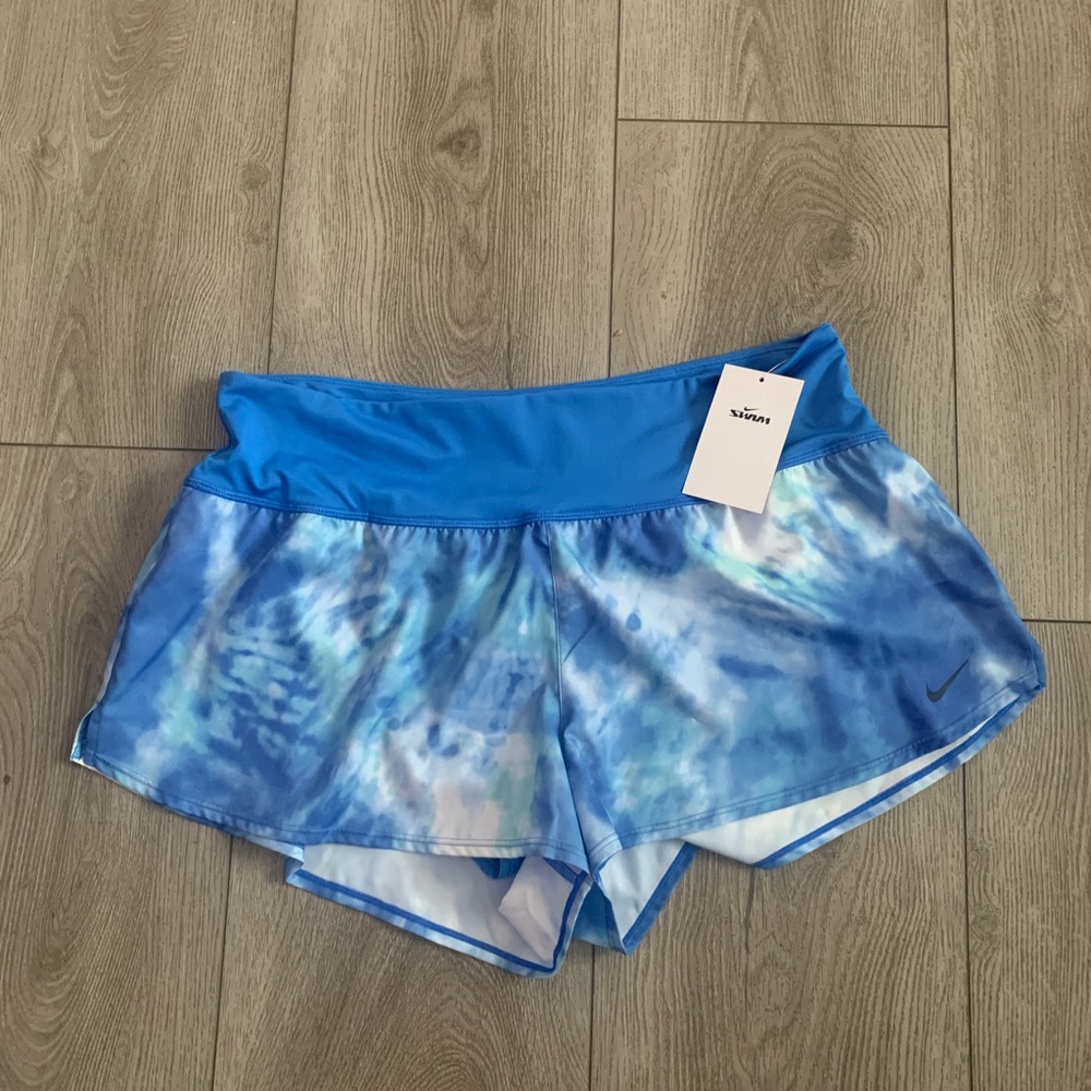 EUC Nike swim trunk with built in underwear for woman size XL